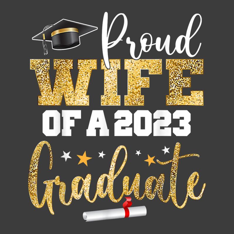 Proud Wife Of A 2023 Graduate Class Senior Graduation Mom T Shirt Men's Polo Shirt | Artistshot