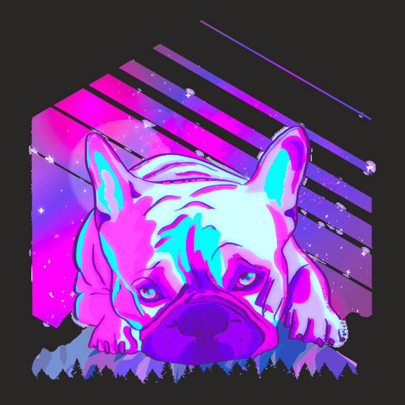 French Bulldog T  Shirt Purple French Bulldog In Space T  Shirt Ladies Fitted T-Shirt by tremblayalbin995 | Artistshot