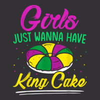 Girls Just Wanna Have King Cake Mardi Gras Carnival Party T Shirt Vintage Short | Artistshot