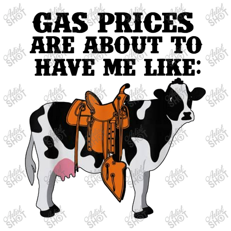 Funny Dairy Cow Gas Prices 3/4 Sleeve Shirt by paulscott Art | Artistshot