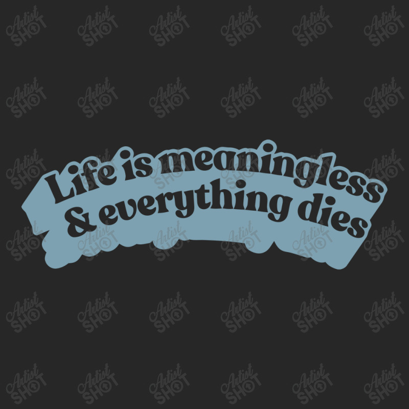 † Life Is Meaningless Nihilist Typography † Men's T-shirt Pajama Set by astonimun | Artistshot