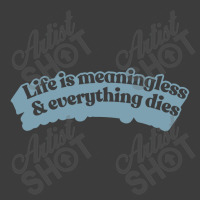 † Life Is Meaningless Nihilist Typography † Men's Polo Shirt | Artistshot