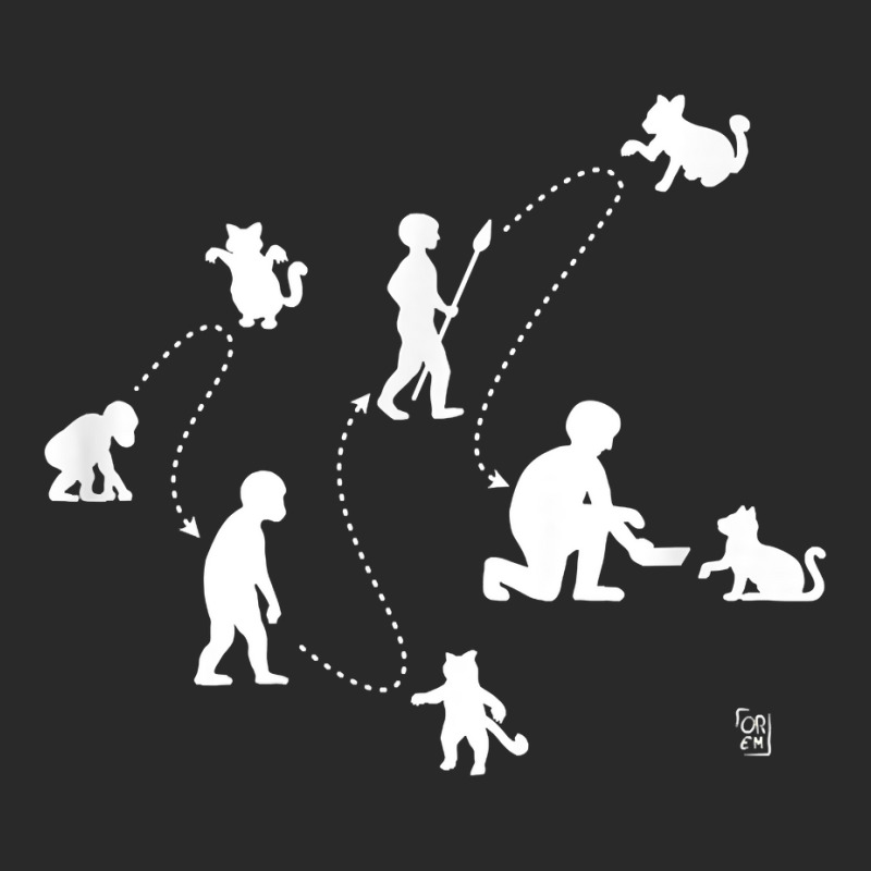 Evolution Of Human Directed By Cats T Shirt Toddler T-shirt by kulowbu | Artistshot