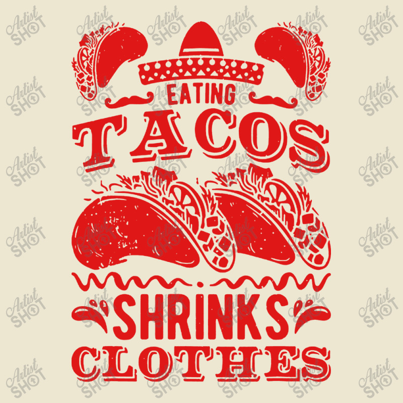 Funny Eating Tacos Shrinks Clothes Taco Cropped Hoodie by paulscott Art | Artistshot