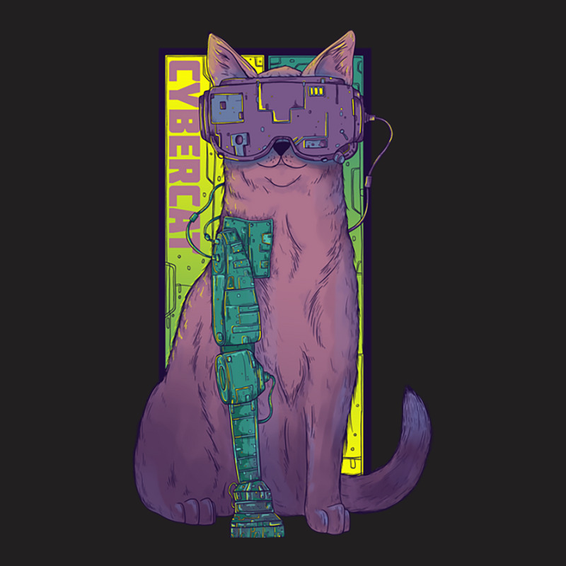 Cybercat T-shirt | Artistshot