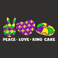 Peace Love King Cake Funny Mardi Gras Festival Party Champion Hoodie | Artistshot