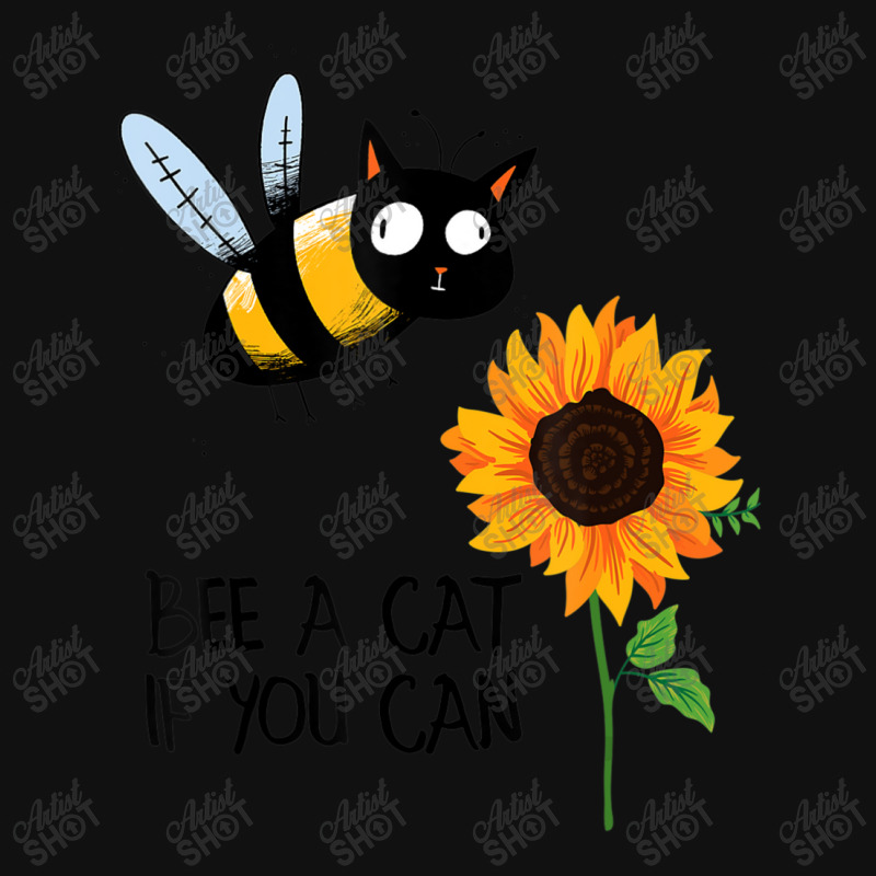 Bee A Cat If You Can Bee Cat And Sunflower Baby Bibs | Artistshot