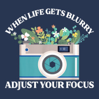 When Life Gets Blurry Adjust Your Focus  Camera Photography T Shirt Men Denim Jacket | Artistshot