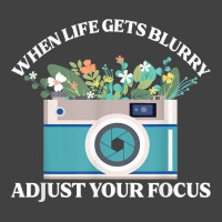 When Life Gets Blurry Adjust Your Focus  Camera Photography T Shirt Vintage T-shirt | Artistshot