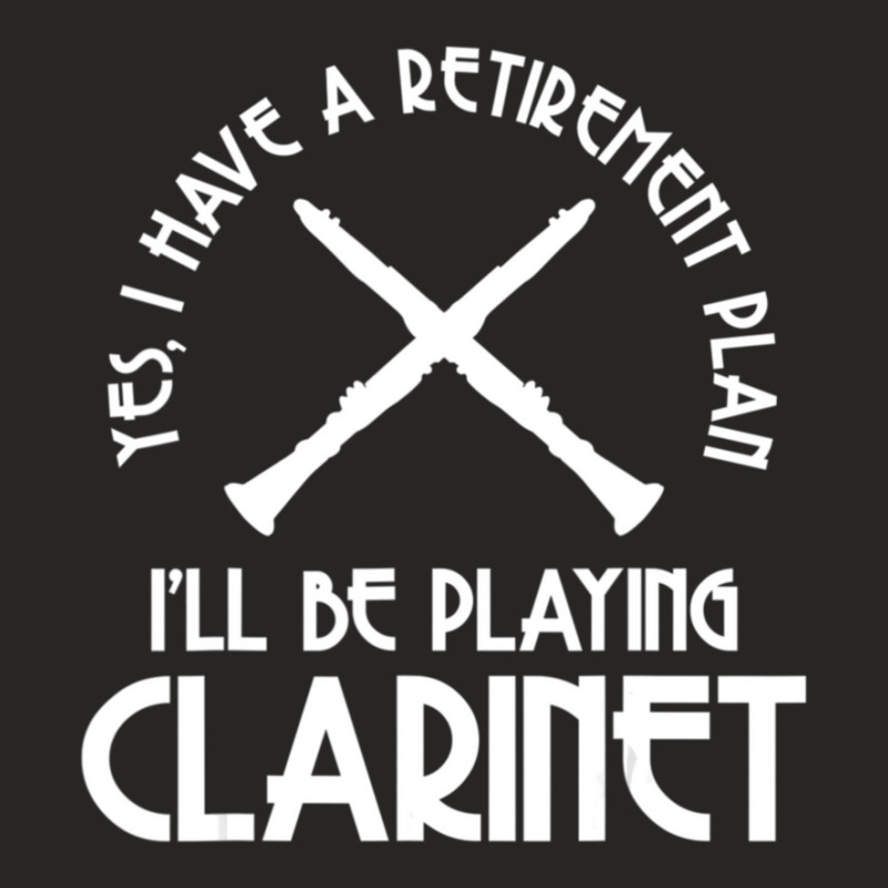 Clarinet Player Music Instrument Retirement Ladies Fitted T-Shirt by TawnyaSueEmerson | Artistshot