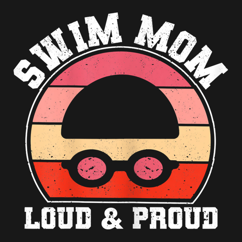 Womens Funny Swimming Team Mum Mother's Day Swim Mom Loud & Proud T Sh Flannel Shirt | Artistshot