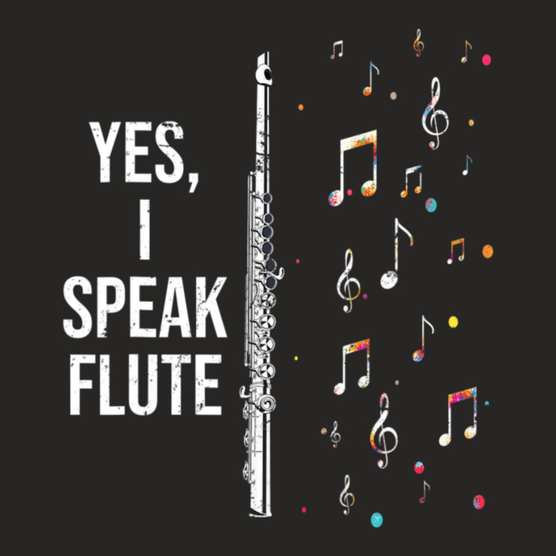 Classical Music Flutist Musical Instrument Flute Ladies Fitted T-Shirt by TawnyaSueEmerson | Artistshot