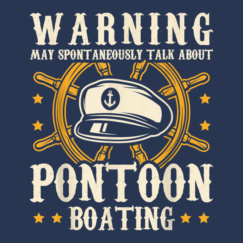 Talk About Pontoon Boating  Boat Captain Pontoon T Shirt Men Denim Jacket | Artistshot