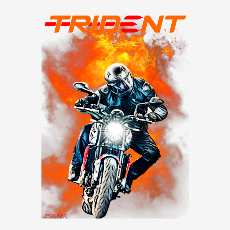 Trident 660 Fire Rider Drawstring Bags | Artistshot