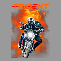 Trident 660 Fire Rider Landscape Canvas Print | Artistshot