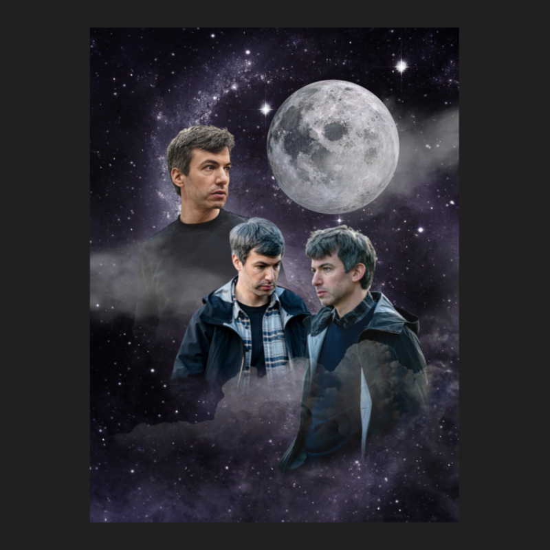 Nathan Fielder Dramatic Galaxy Wolf Print Style T-shirt | Artistshot