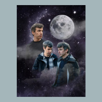 Nathan Fielder Dramatic Galaxy Wolf Print Style Unisex Sherpa-lined Denim Jacket | Artistshot