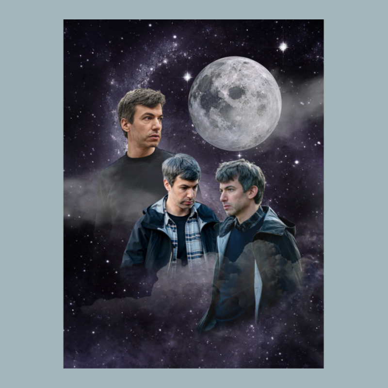 Nathan Fielder Dramatic Galaxy Wolf Print Style Unisex Sherpa-lined Denim Jacket | Artistshot