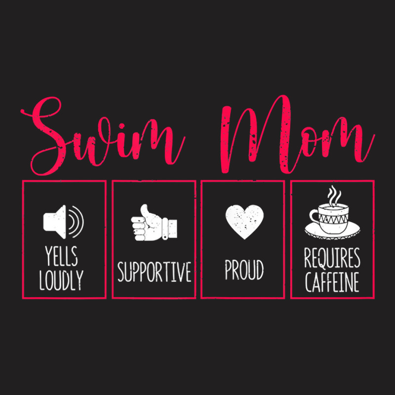 Womens Swim Mom Contents Funny Swimming Mum Swimmer Mother's Day T Shi T-shirt | Artistshot