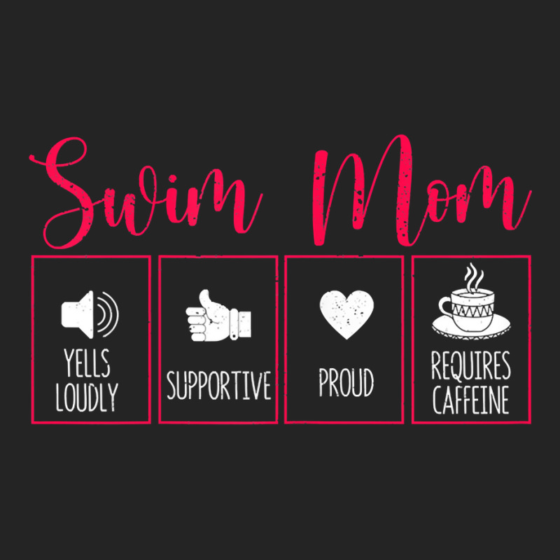 Womens Swim Mom Contents Funny Swimming Mum Swimmer Mother's Day T Shi 3/4 Sleeve Shirt | Artistshot