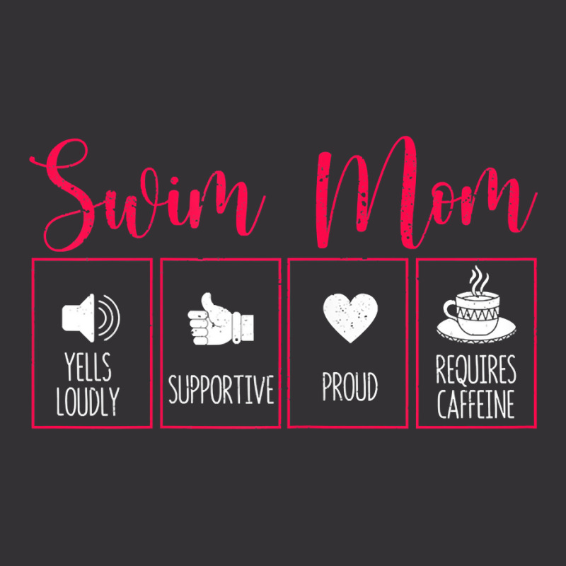 Womens Swim Mom Contents Funny Swimming Mum Swimmer Mother's Day T Shi Vintage Short | Artistshot