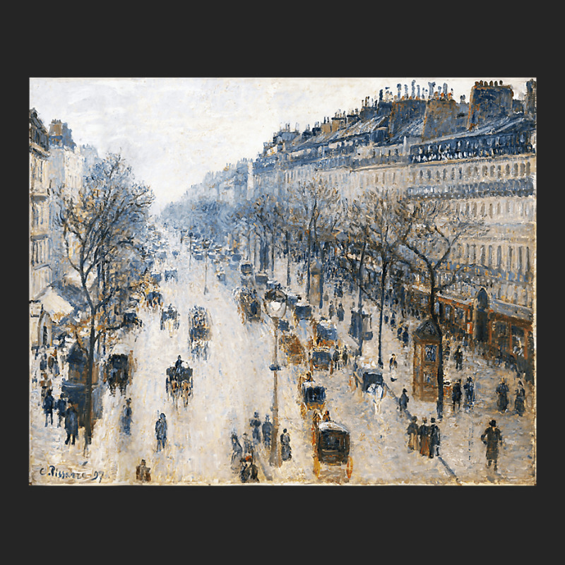 Horse And Buggy Paris Boulevard Impressionism Camille T Shirt Unisex Hoodie | Artistshot