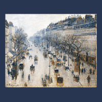 Horse And Buggy Paris Boulevard Impressionism Camille T Shirt Men Denim Jacket | Artistshot