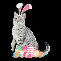 Easter Day T  Shirt Easter Cat American Shorthair With Bunny Ears & Eg Cropped Sweater | Artistshot