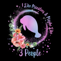 I Like Manatees And Maybe 3 People Sea Cow Lover Retro Men T Shirt Adjustable Cap | Artistshot