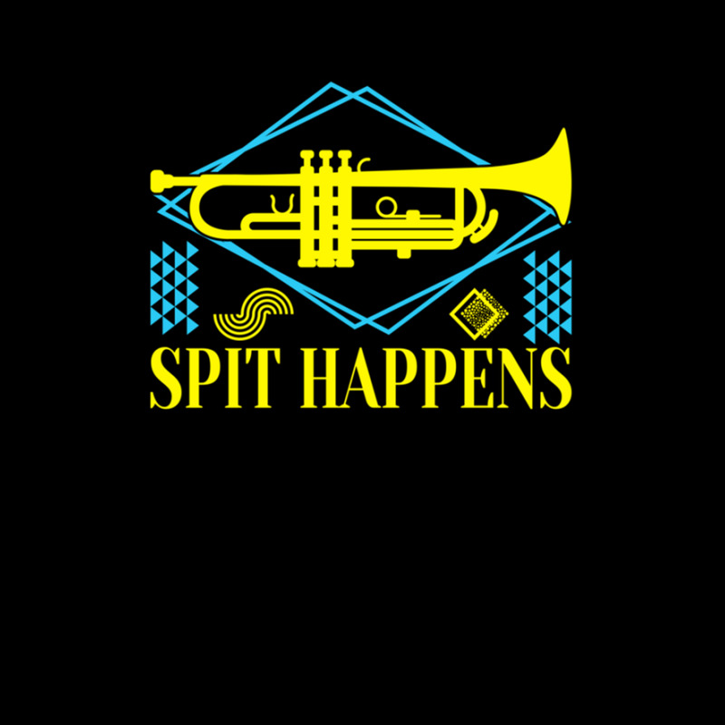 Spit Happens Musical Instrument Trumpet Trumpeter 1 Maternity Scoop Neck T-shirt by JEFFREYHTHRASHER | Artistshot