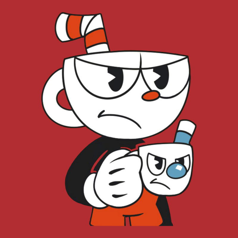 Cuphead And Mugman Angry Ladies Fitted T-Shirt by llenoskadjuv | Artistshot