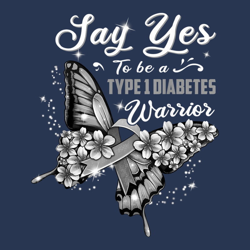 Type 1 Diabetes Warrior Grey Butterfly Womens T Shirt Men Denim Jacket | Artistshot