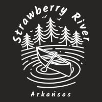 Strawberry River Arkansas T Shirt Ladies Fitted T-shirt | Artistshot