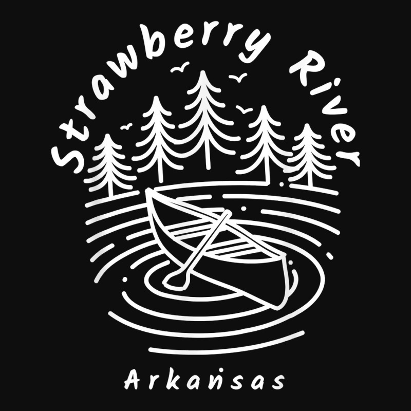 Strawberry River Arkansas T Shirt Crop Top by delredske | Artistshot