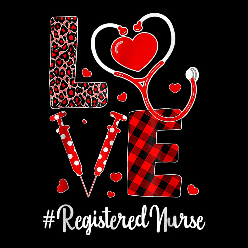 Love Registered Nurse Valentines Day Flannel Gift Nurse T Shirt Graphic Youth T-shirt | Artistshot