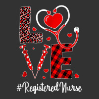 Love Registered Nurse Valentines Day Flannel Gift Nurse T Shirt Baby Bodysuit | Artistshot