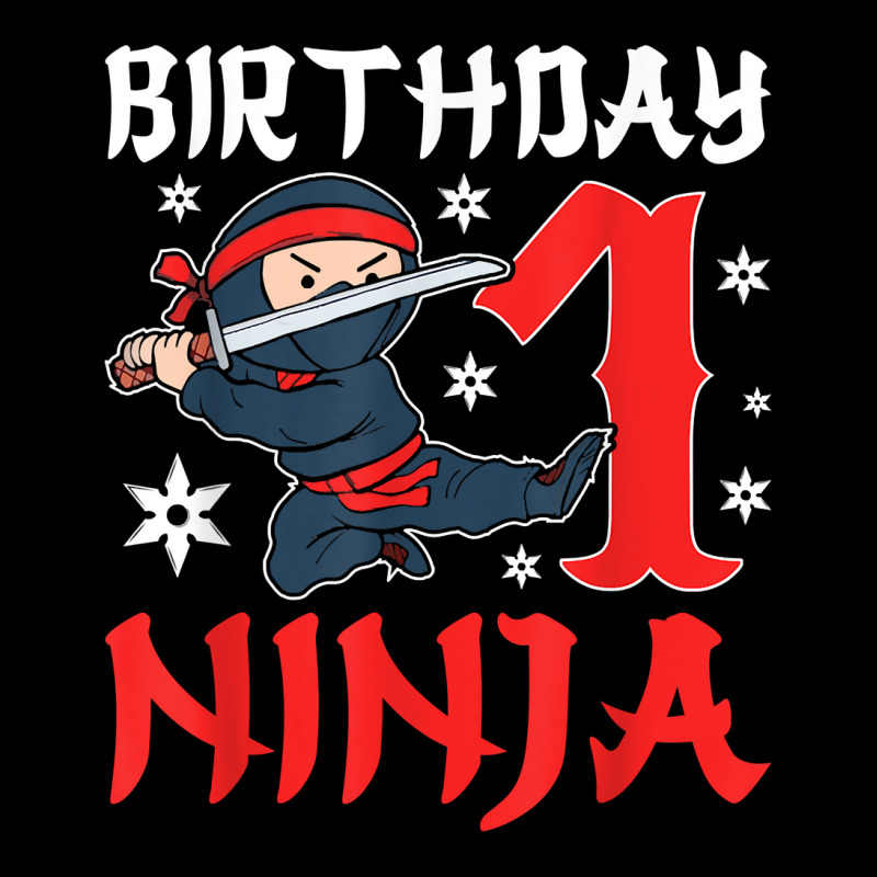 Little Ninja Kid One Years Old Boy 1st Natal Birthday Party T Shirt Youth Jogger by latodorjnb | Artistshot