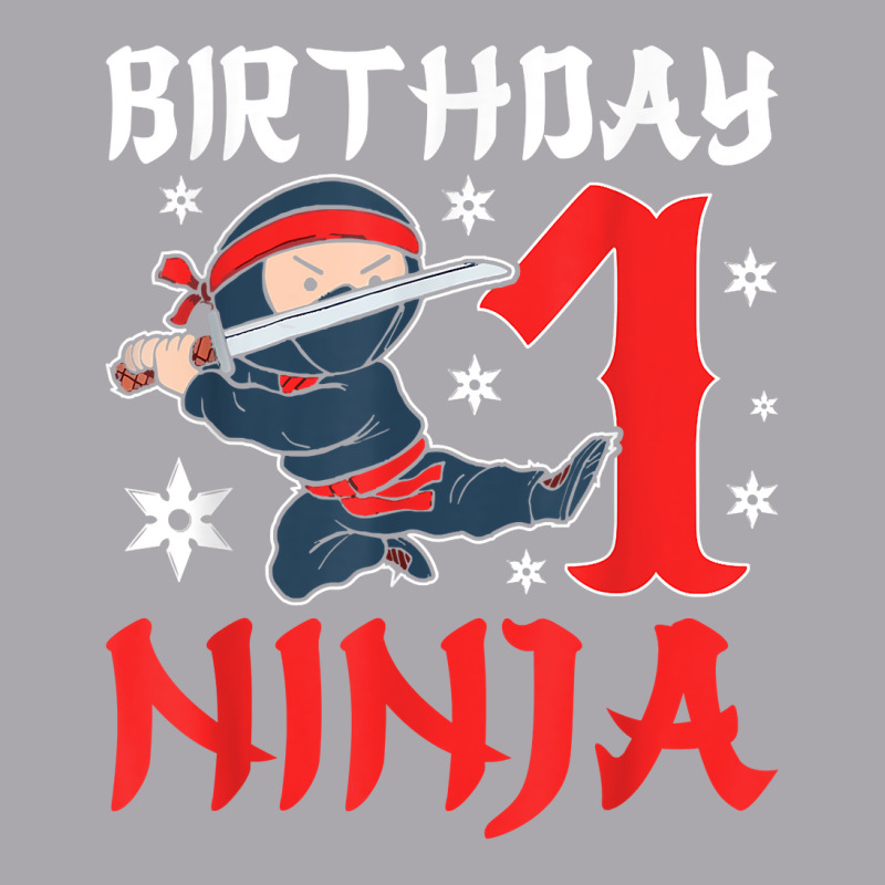 Little Ninja Kid One Years Old Boy 1st Natal Birthday Party T Shirt Youth 3/4 Sleeve by latodorjnb | Artistshot