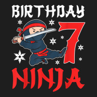 Little Ninja Kid Seven Years Old 7th Natal Birthday Party T Shirt Classic T-shirt | Artistshot