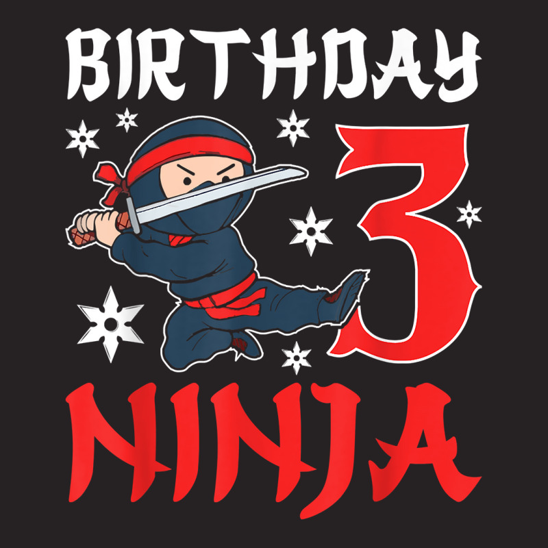 Little Ninja Kid Three Years Old 3rd Natal Birthday Party T Shirt Vintage Cap by latodorjnb | Artistshot