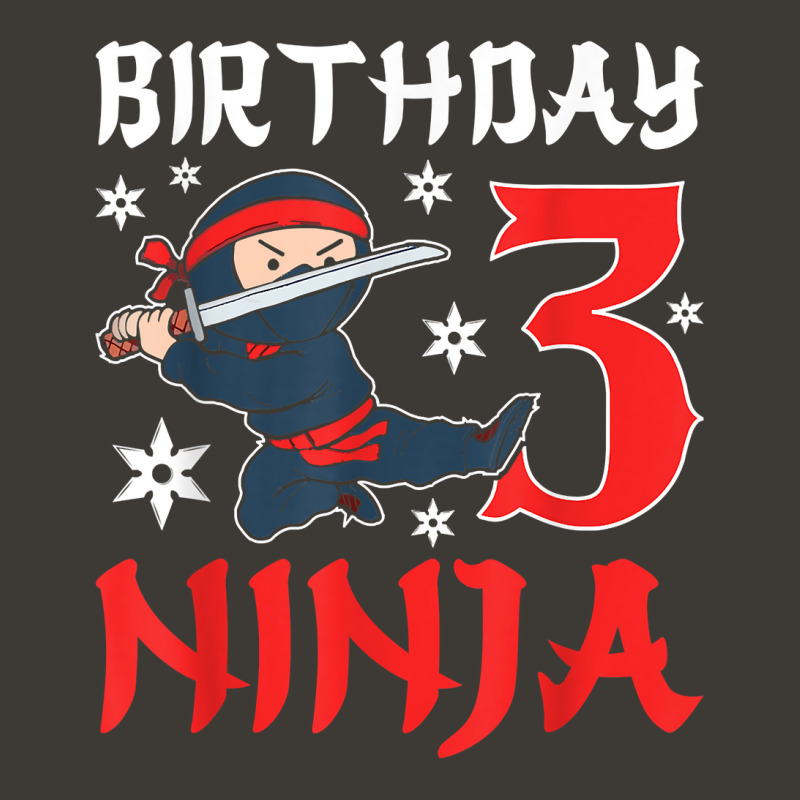 Little Ninja Kid Three Years Old 3rd Natal Birthday Party T Shirt Bucket Hat by latodorjnb | Artistshot