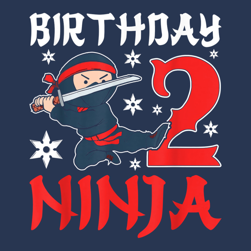 Little Ninja Kid Two Years Old Boy 2nd Natal Birthday Party T Shirt Ladies Denim Jacket by latodorjnb | Artistshot