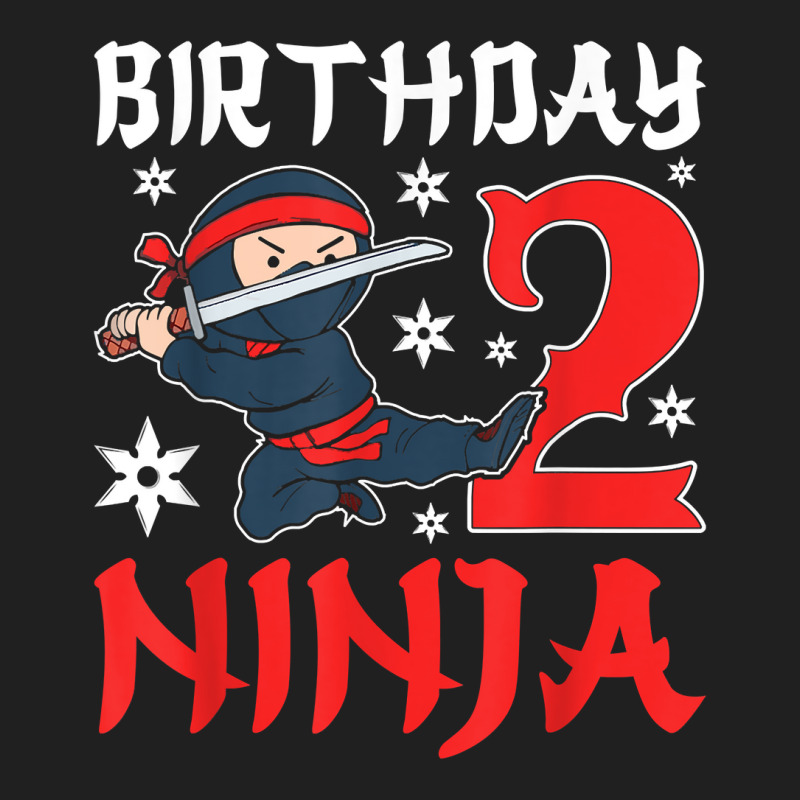 Little Ninja Kid Two Years Old Boy 2nd Natal Birthday Party T Shirt Ladies Polo Shirt by latodorjnb | Artistshot