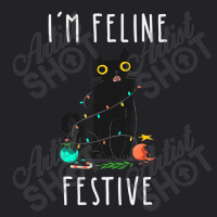 Cat Christmas Feline Festive Women & Kids Xmas Youth Tee | Artistshot