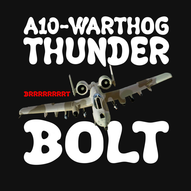 A10 Warthog Thunder Bolt For Dark Adjustable Strap Totes | Artistshot