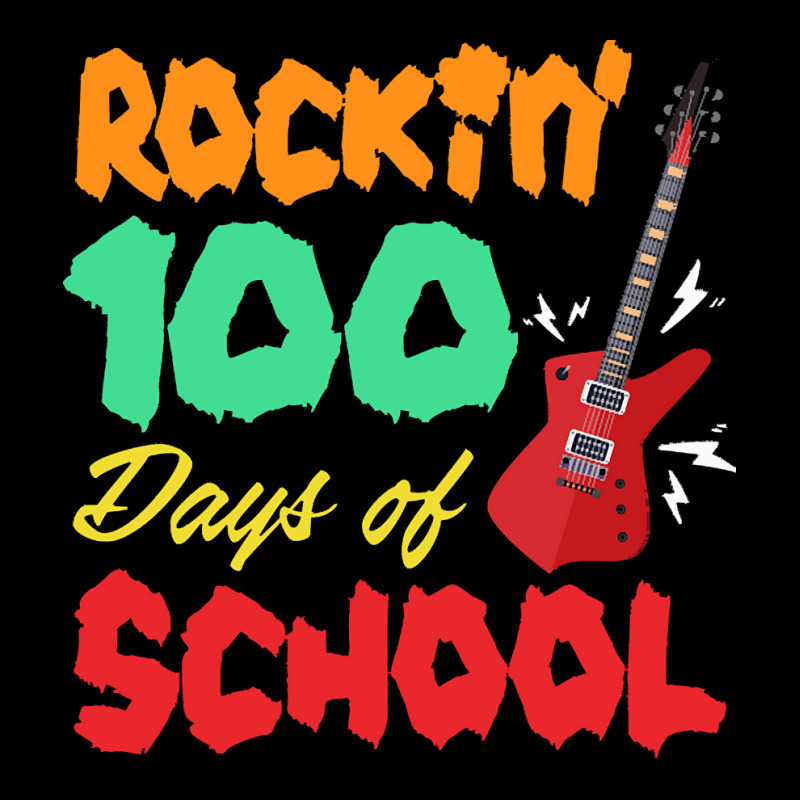 Funny 100 Days Of School Gift T  Shirt Music Note Rocking 100 Days Of Adjustable Cap by jazmyne19387 | Artistshot