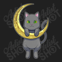 Cat Night Moon Ladies Polo Shirt | Artistshot