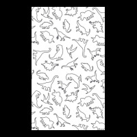 Dinosaur Pattern Outline Graphic T-shirt | Artistshot