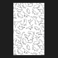 Dinosaur Pattern Outline Classic T-shirt | Artistshot