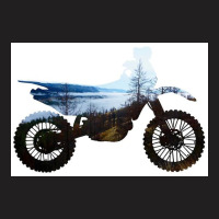 Dirt Bike Dirt Bike Mountains Nature T-shirt | Artistshot